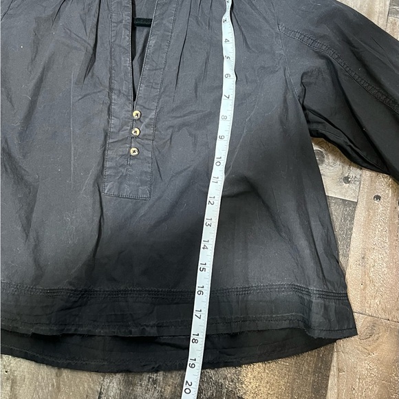 Pilcro Cropped Henley Top-‎ XXS - Picture 5 of 8